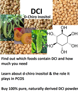 Find out what foods contain DCI, learn about DCI and the role it plays in PCOS and buy 100% pure, naturally derived DCI powder