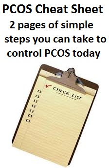 PCOS Plan of Attack Checklist 2 pages of simple steps you can take to control PCOS today